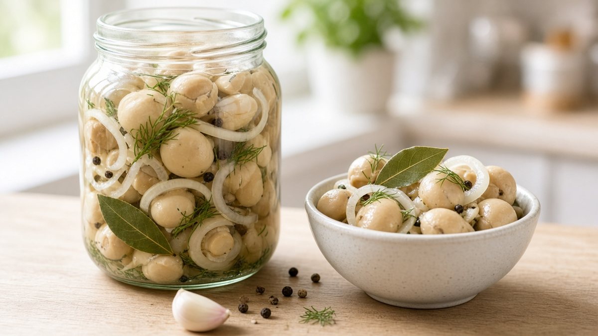 Маринованные шампиньоны в домашних условиях быстро и вкусно: рецепт с видео