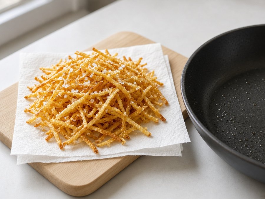Жареный картофель соломкой
