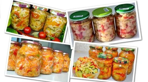 Салат из капусты на зиму в банках — очень вкусные рецепты
