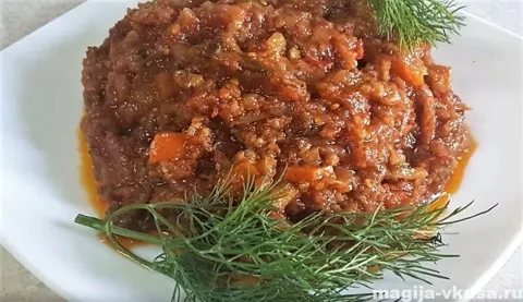 Икра из баклажанов на зиму «пальчики оближешь» — 11 простых и вкусных рецептов