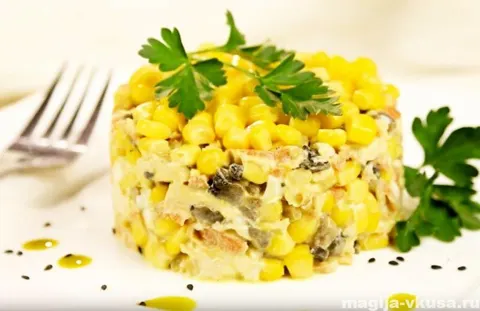 Салаты с курицей и грибами. Очень вкусные и простые рецепты