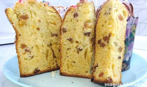 Вкуснейший творожный кулич на Пасху — лучший рецепт без дрожжей