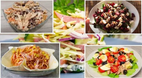 Простые и вкусные салаты на скорую руку — 18 быстрых рецептов