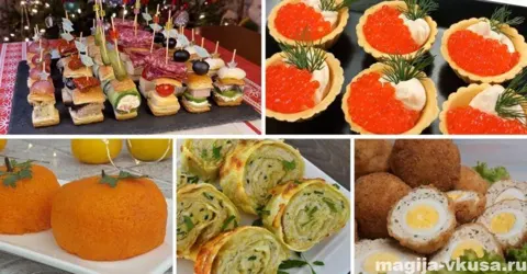 Закуски на Новый год 2024 – 25 простых и вкусных рецептов