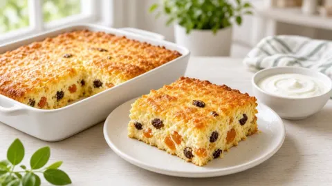 Творожная запеканка без сахара и без манки в духовке: рецепт пп