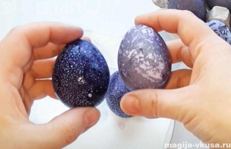 как покрасить яйца каркаде